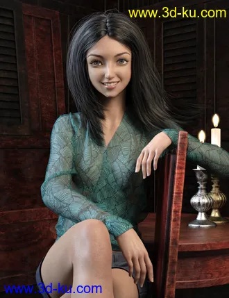 3D打印模型Reiko for Genesis 8 Female的图片