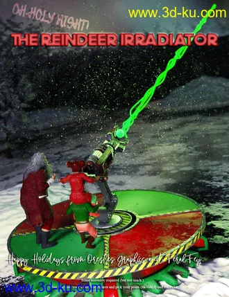 3D打印模型Reindeer Irradiator and Poses的图片