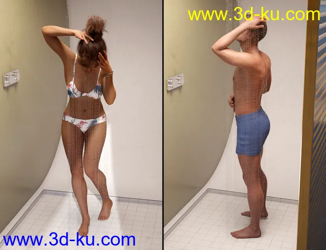 Relax At The Beach Poses模型的图片7