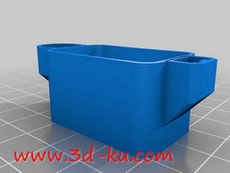 3D打印模型护目镜固定电池皮套的图片