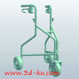 3D打印模型行走复健椅的图片
