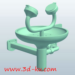3D打印模型洗眼器的图片