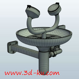 3D打印模型洗眼器的图片