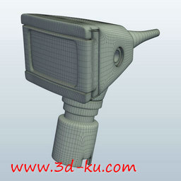 3D打印模型耳镜照明器的图片