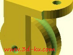 3D打印模型脚轮的图片