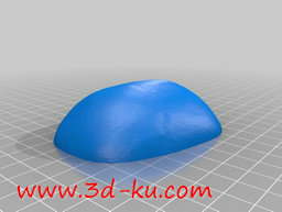 3D打印模型个性的头骨的图片