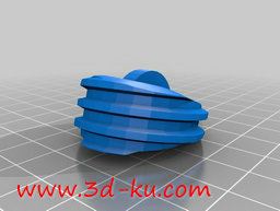 3D打印模型个性的头骨的图片