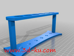 3D打印模型6孔试管架的图片