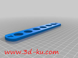 3D打印模型6孔试管架的图片