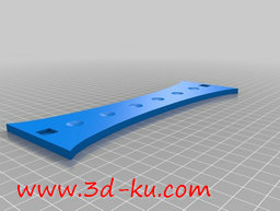 3D打印模型6孔试管架的图片