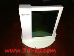 3D打印模型室内温度计的图片