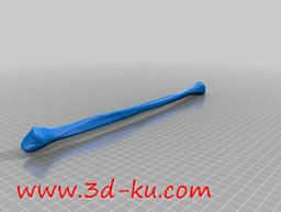 3D打印模型右腿的长骨头的图片