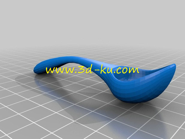 一个浅层的小勺子可以模型的图片2