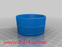 3D打印模型微型温泉桶的图片