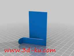 3D打印模型壁挂式置物架的图片