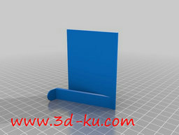 3D打印模型壁挂式置物架的图片