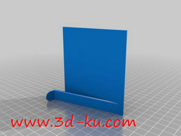 3D打印模型壁挂式置物架的图片
