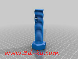 3D打印模型黄铜螺栓工具的图片