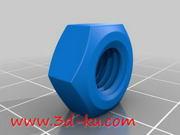 3D打印模型黄铜螺栓工具的图片