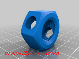 3D打印模型黄铜螺栓工具的图片