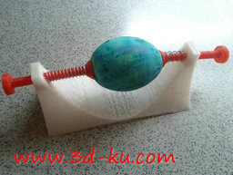 3D打印模型画鸡蛋支架的图片