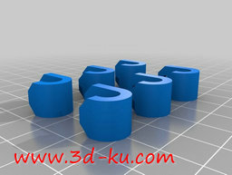 3D打印模型弹簧夹工具的图片