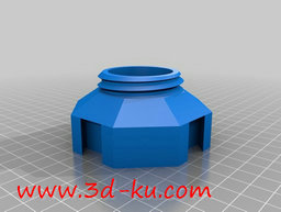3D打印模型一个干燥啤酒瓶的树架的图片