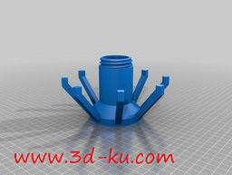 3D打印模型一个干燥啤酒瓶的树架的图片