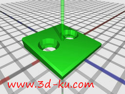 3D打印模型安全闩锁的图片