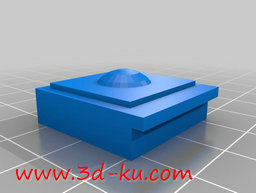 3D打印模型矩形按钮盖的图片