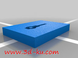 3D打印模型卡尺的拇指滚钩的图片