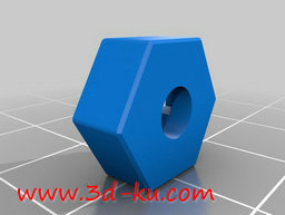 3D打印模型六角轮的图片