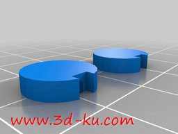 3D打印模型镜子螺栓盖的图片