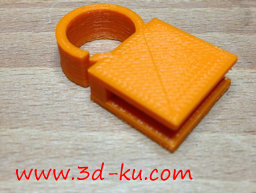 3D打印模型灯丝固定管夹的图片