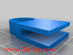 3D打印模型灯丝固定管夹的图片