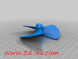 3D打印模型风机叶片的图片