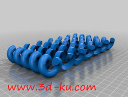 3D打印模型不同形状的螺旋的图片