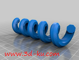 3D打印模型不同形状的螺旋的图片