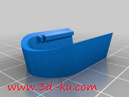 3D打印模型真空软管夹件的图片