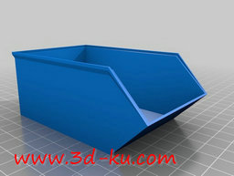 3D打印模型可堆叠组件框的图片