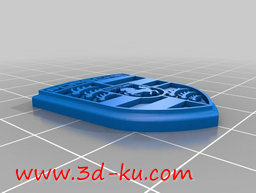 3D打印模型保时捷标志的图片