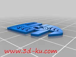 3D打印模型保时捷标志的图片