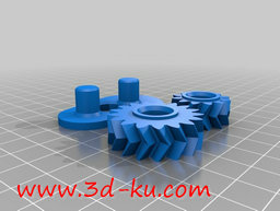 3D打印模型渐开线齿轮和直齿圆柱的图片