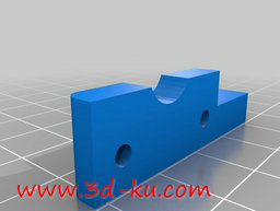 3D打印模型托辊支架的图片