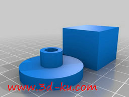 3D打印模型3D 扫描仪底盘的图片