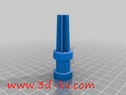 3D打印模型伸缩管端盖的图片