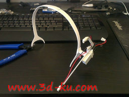 3D打印模型轨道夹的图片