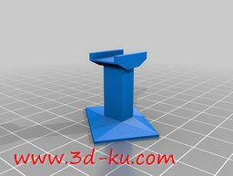 3D打印模型轨道夹的图片