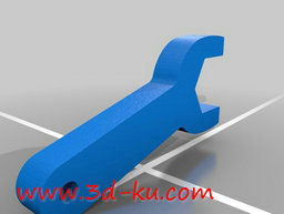 3D打印模型扳手钥匙扣的图片