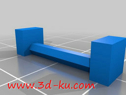 3D打印模型宝马摩托车系统案胶杠的图片